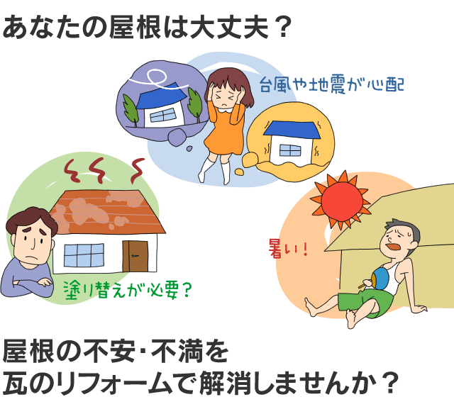 災害に強い鶴弥の防災瓦で屋根リフォーム リフォーム 三州瓦 防災瓦の株式会社鶴弥