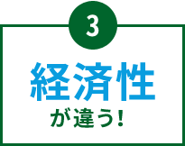 3. 経済性が違う！